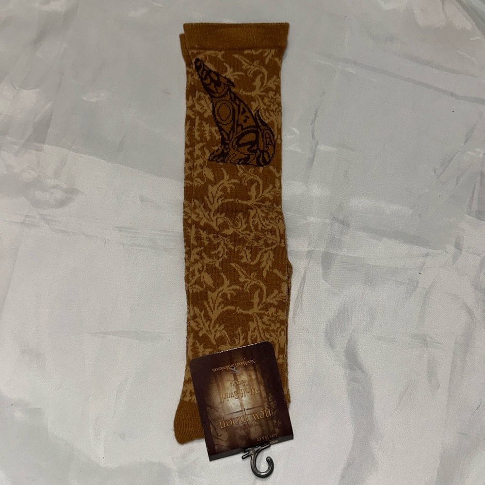 Twilight Saga New Moon Socks Wolf Swirl Team Jacob Cullen Crest NWT New